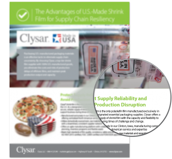 Download image: Clysar Shrink Film, Made in the USA
