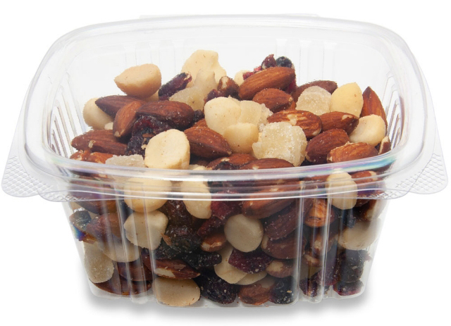 Clamshell pack of nuts