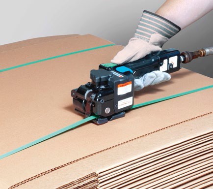 Package strapping for heavy shipping