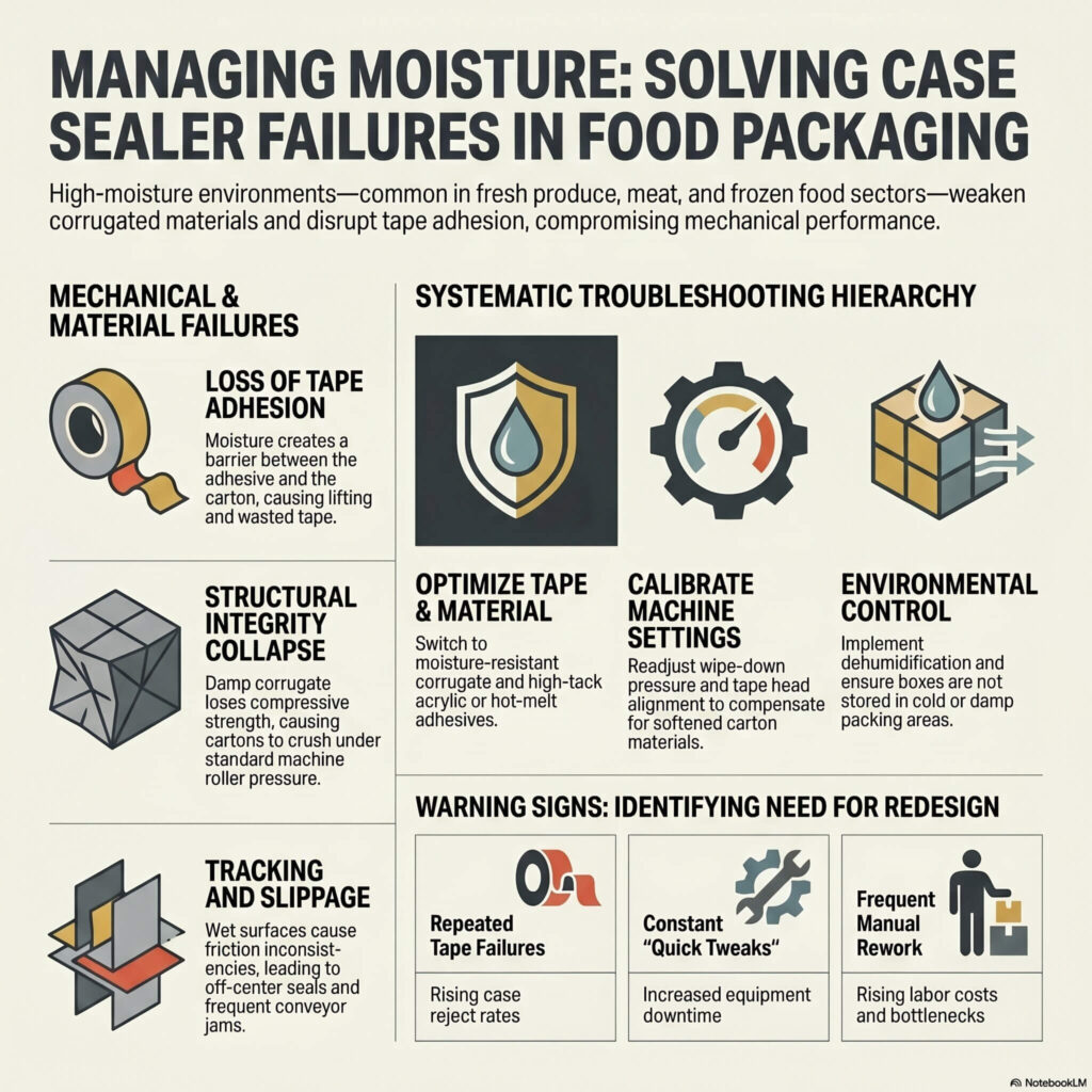 Managing Moisture in Food Packaging Infographic